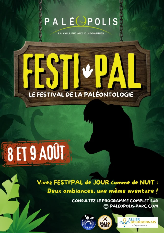 A ne pas louper : FESTI’PAL le festival de la paléontologie