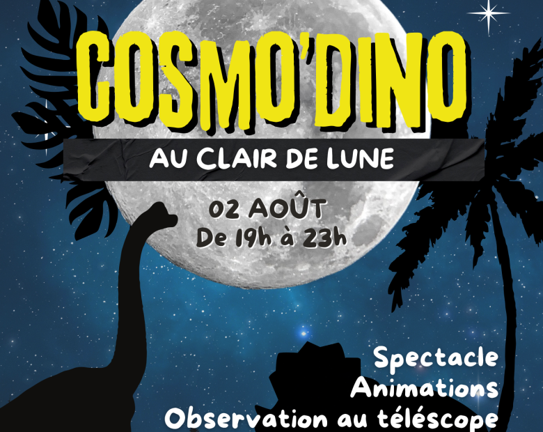 cosmo'dino nuit des étoiles à paléopolis astronomie dinosaures